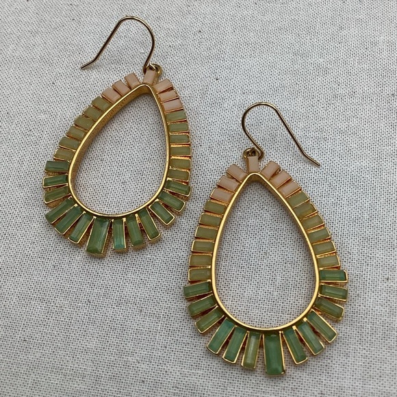 Vintage Carolee pierced drop earrings - Picture 1 of 3